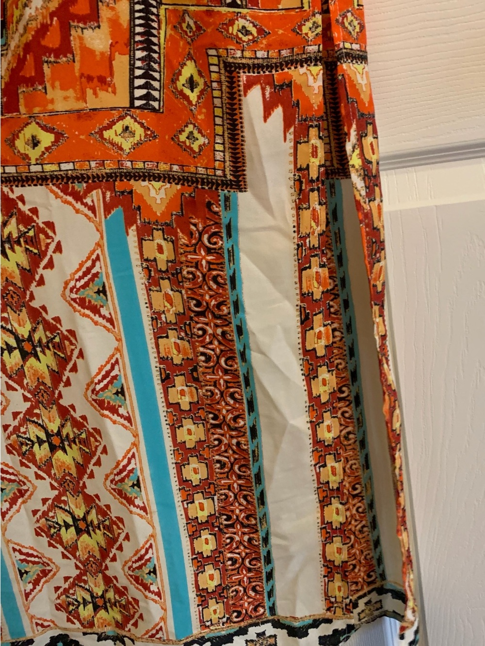 Anthropologie Maude Boho Crochet Back Maxi Dress Small NWT Double Slit - Picture 7 of 7